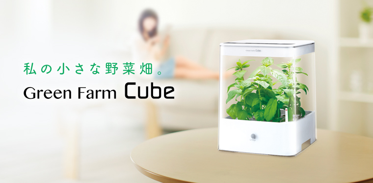 私の小さな野菜畑。Green Farm Cube