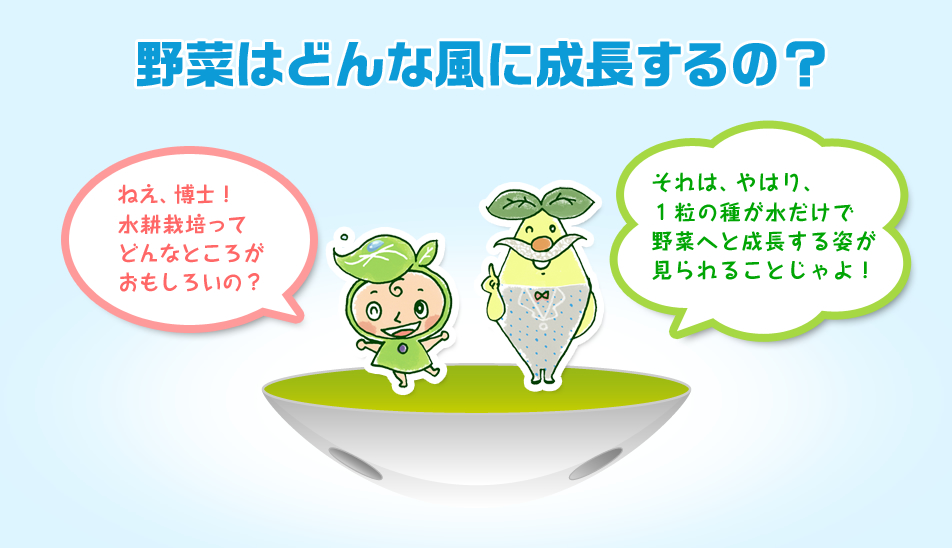 学んで楽しむ水耕栽培のヒミツ大公開！！ | 水耕栽培器「Green Farm