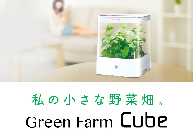 私の小さな野菜畑。Green Farm Cube