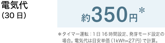 電気代（30日）